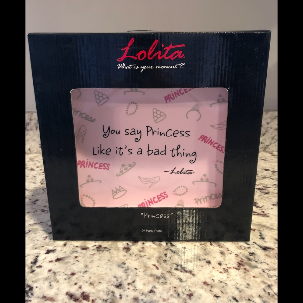 Never been used Lolita “Princess” lunch plate